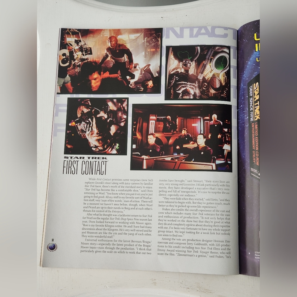 Vintage Star Trek Communicator Magazine #109 First Contact Behind The Scenes - Picture 7 of 7